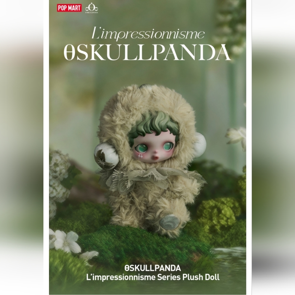 Pop Mart Skullpanda l'impressionnisme- Mist - Picture 2 of 7